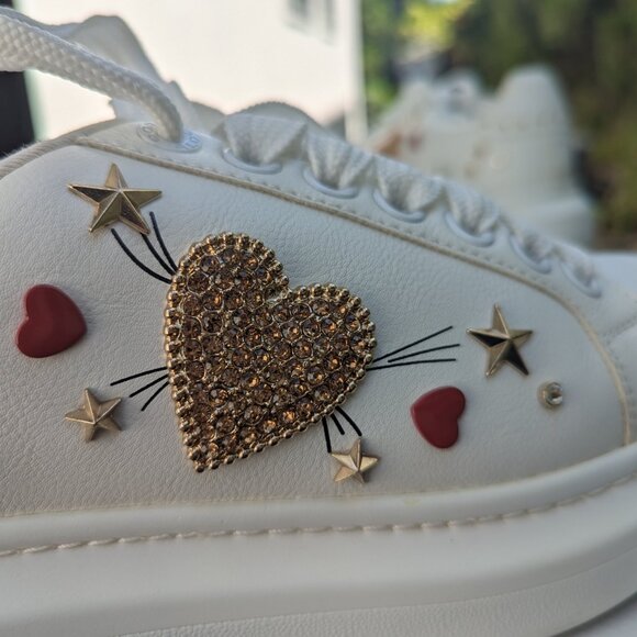 ALDO "Love" Low Top Platform Sneakers - Picture 5 of 9